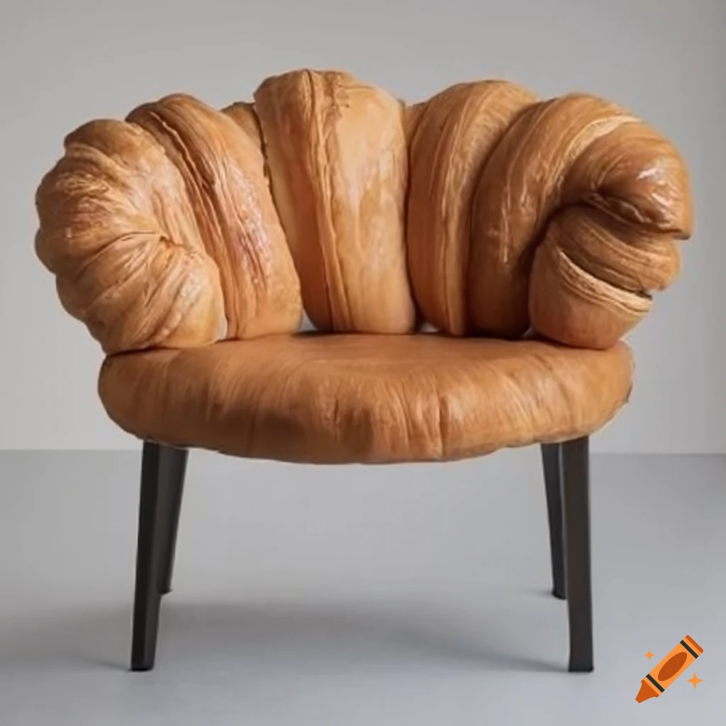 Chair-shaped croissant