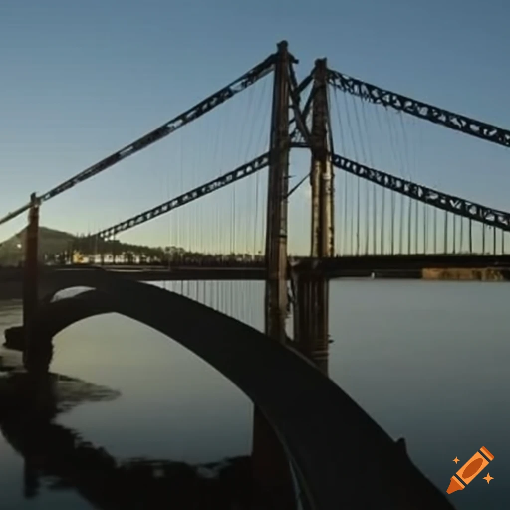 Collage of famous bridges around the world showcasing different bridge constructions