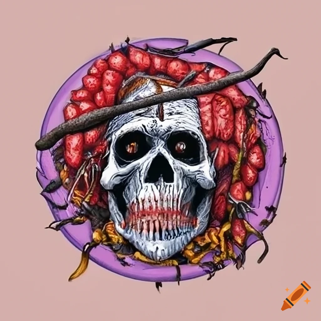 Carolina Reaper label size 1.8x2.6 inches