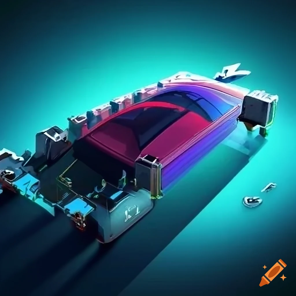 Illustrative battery pack diagram for electric vehicles with lithium-ion cells and BMS