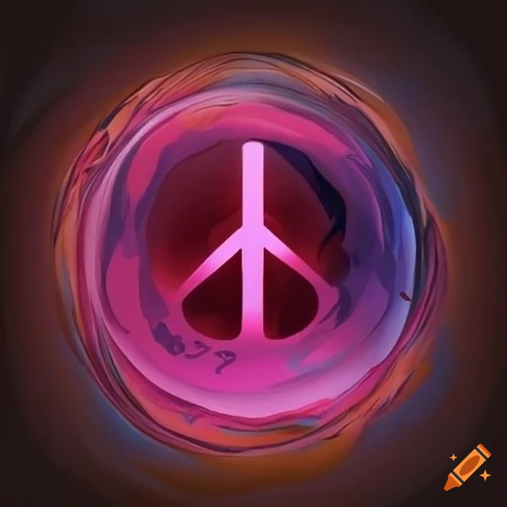 Heart and peace symbols with a touch of progressive rock sound