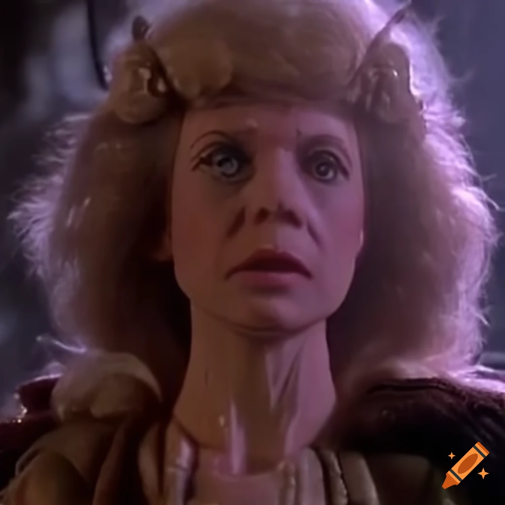 1980s Doctor Who scene: 'Amethyst, Princess of Gemworld'