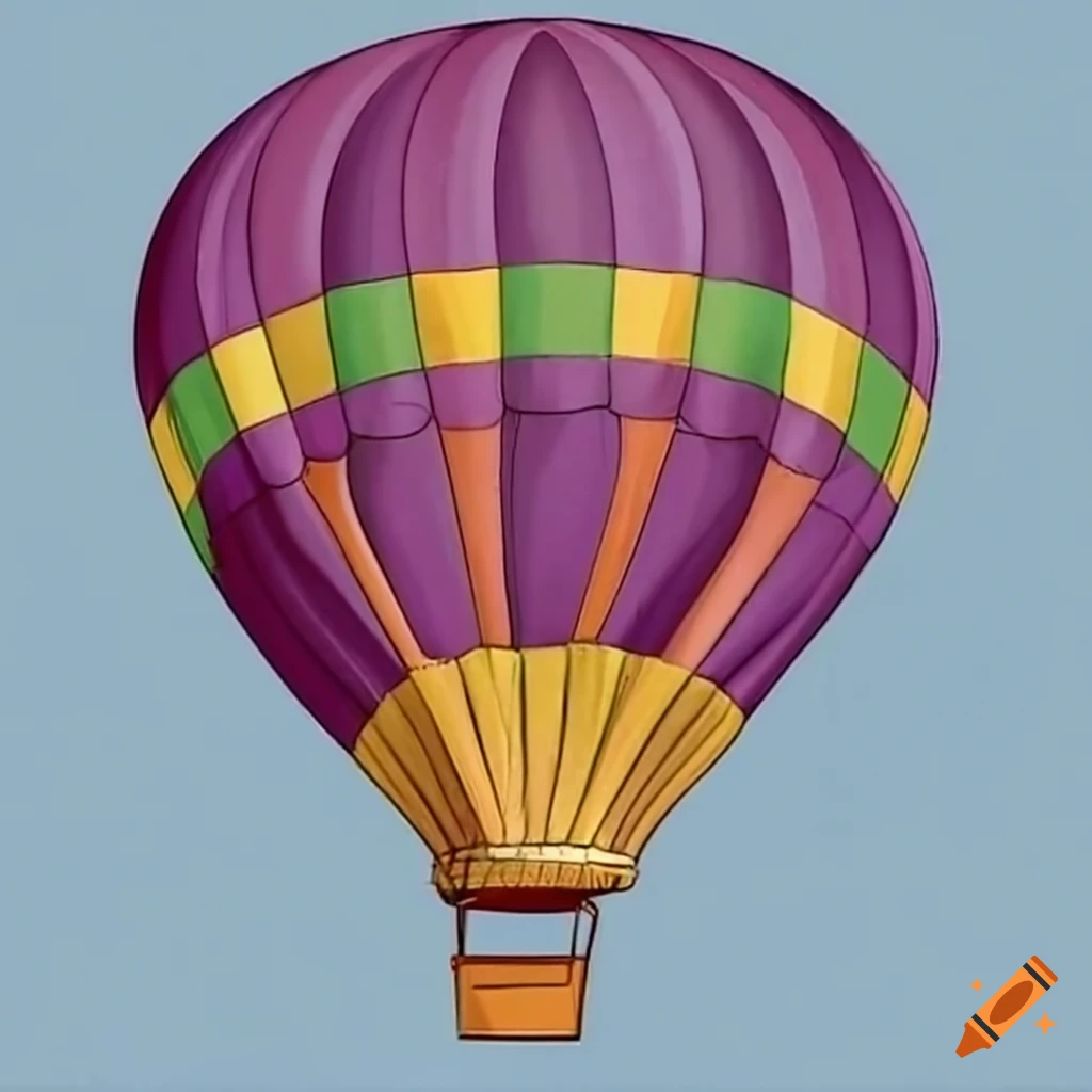 Close-up of a hot air balloon basket