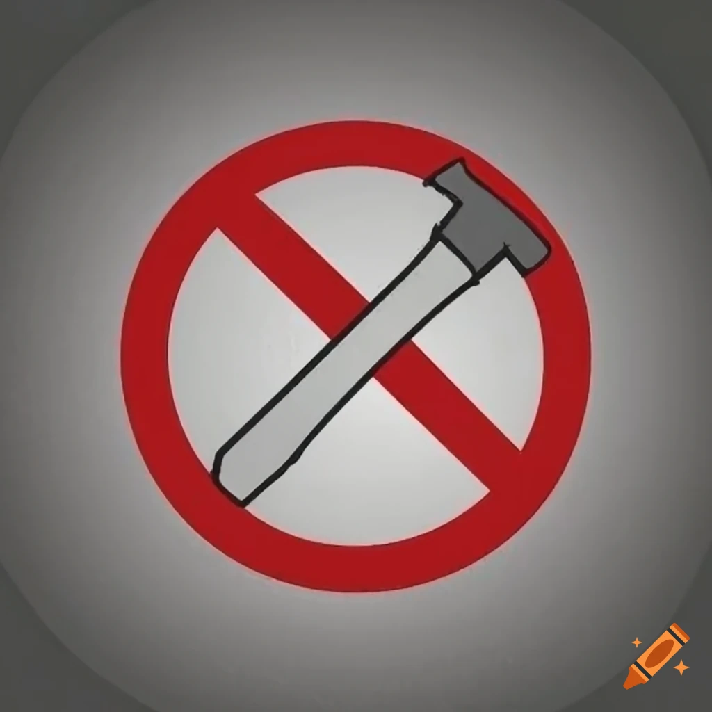 No hammer sign