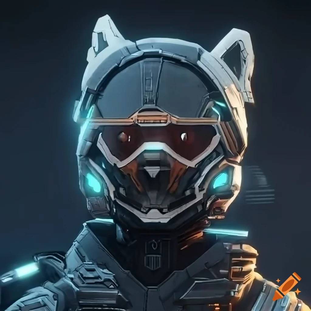 Star Citizen Artimex armor on a red panda