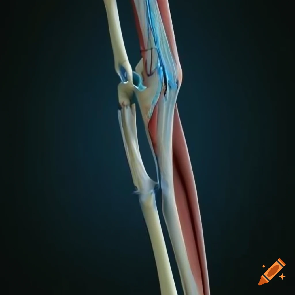 Anatomic schematic arm tendon image