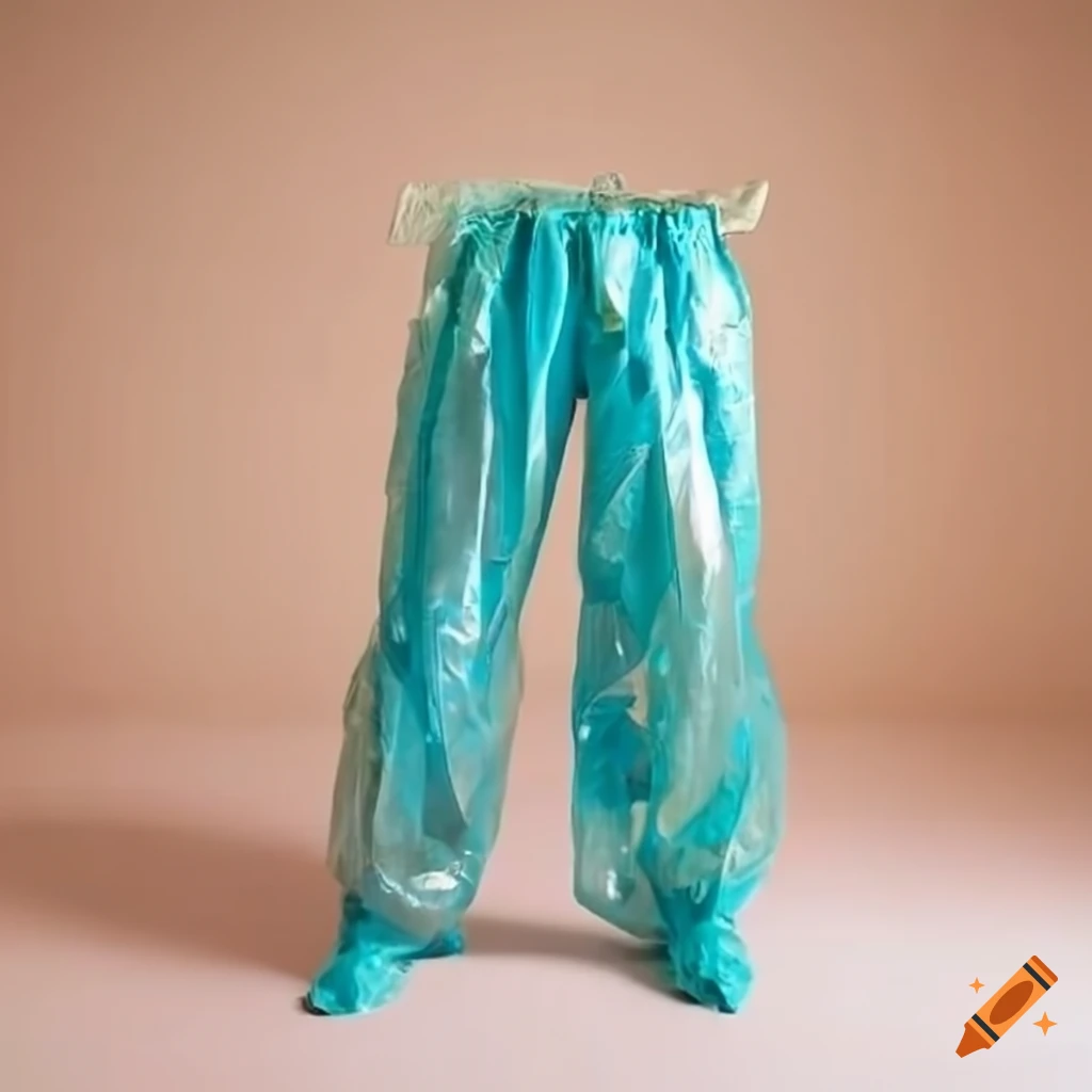 Plastic upcycled pants