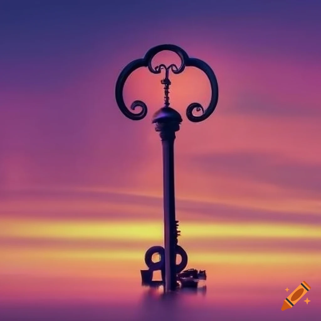 Key in the sunset
