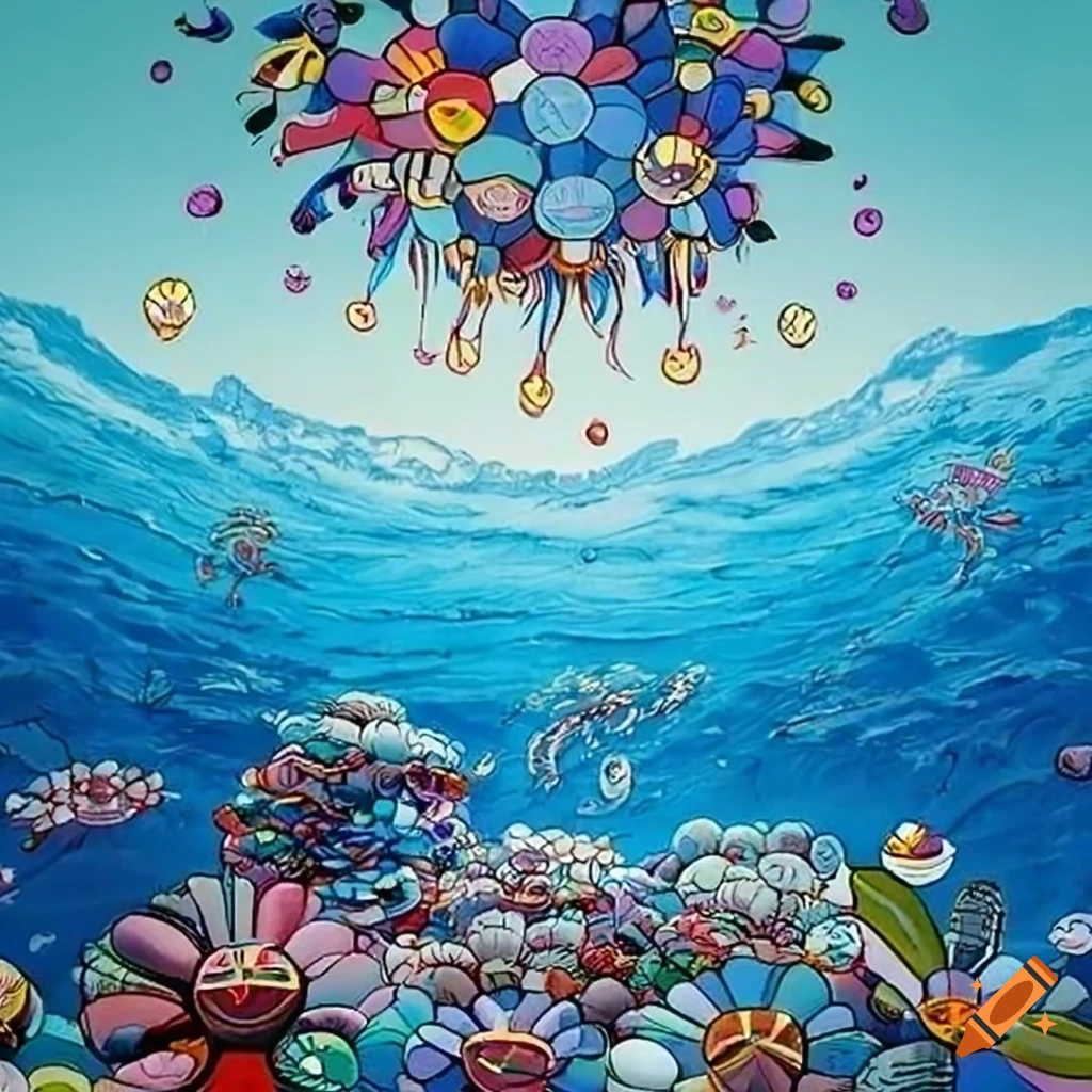 Artwork featuring stars above the sea by various artists on Craiyon