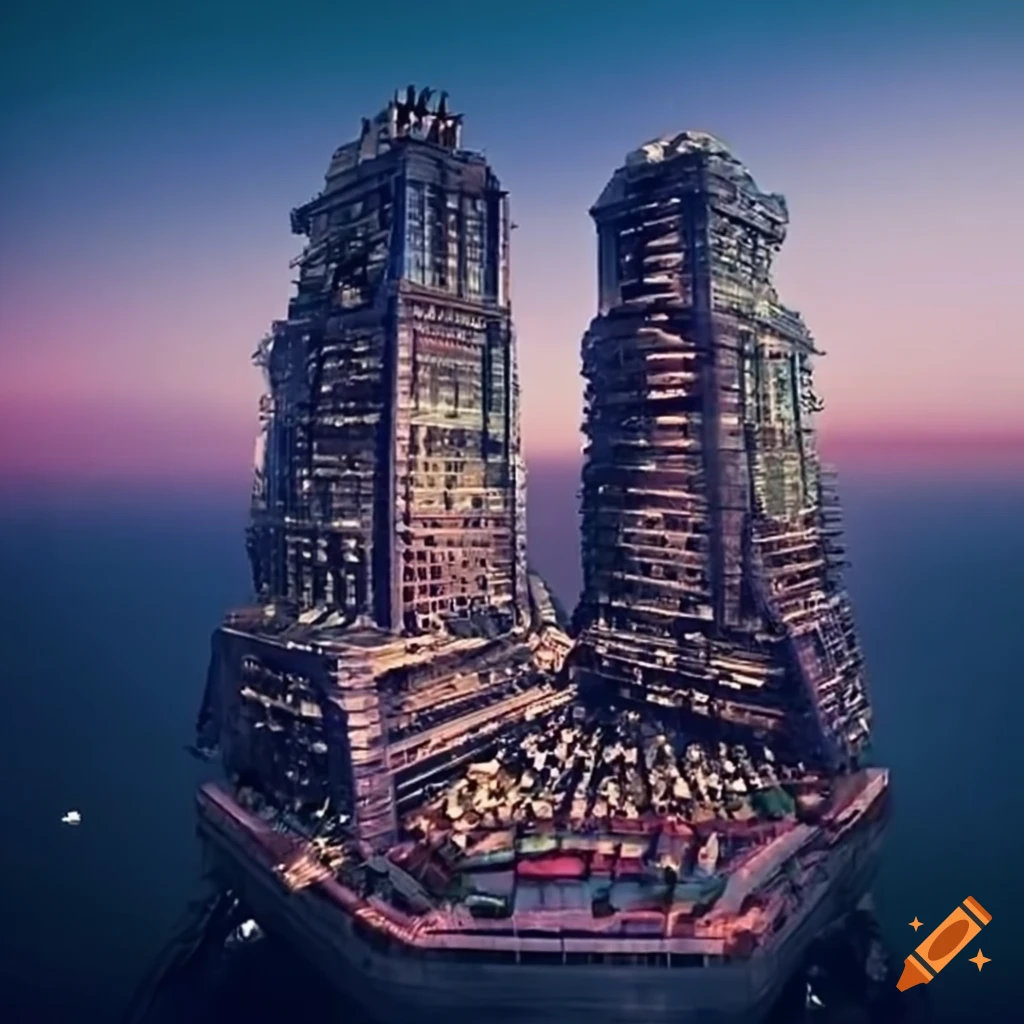 Unique and creative architecture on Craiyon