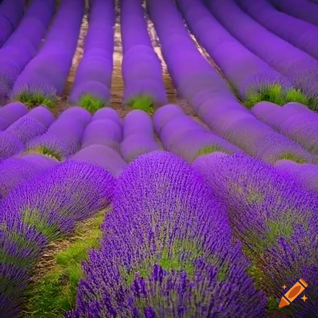 Field of lavender in rural Provence
