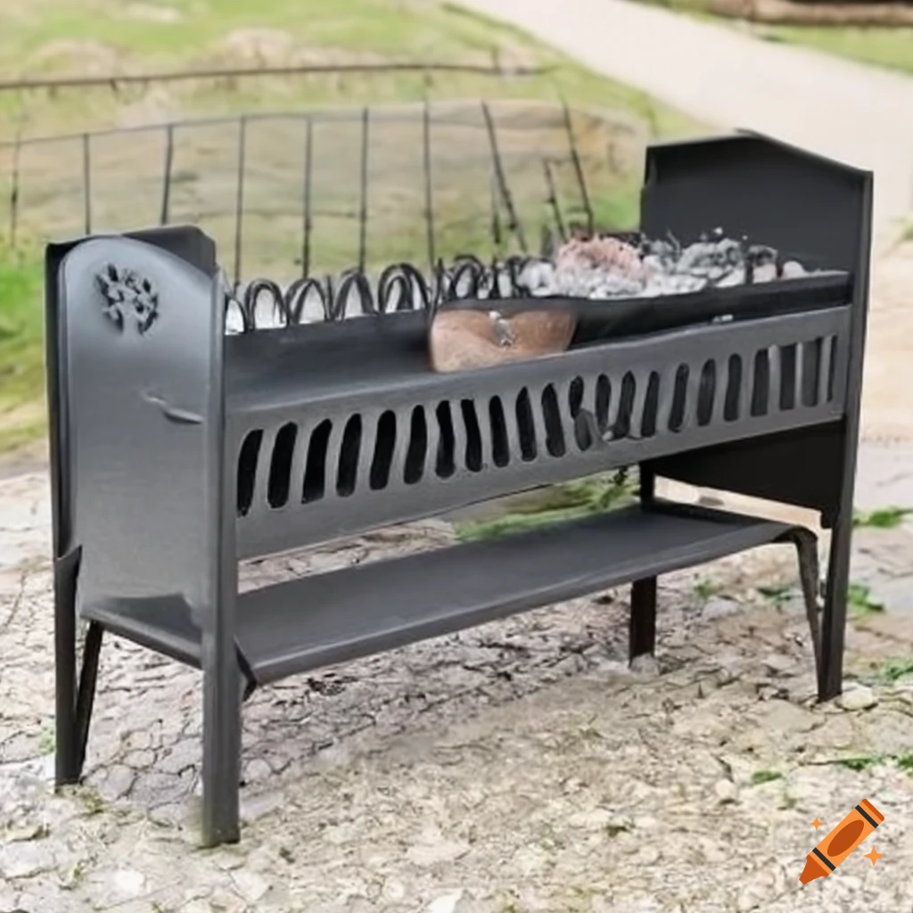 Cast-iron chargrill outdoor