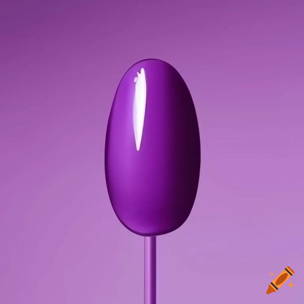Logo for manicure salon 'kogtetochka' with violet nails