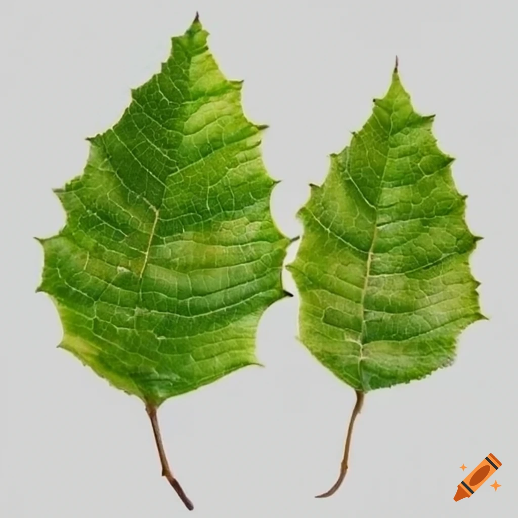 Birch green leaf