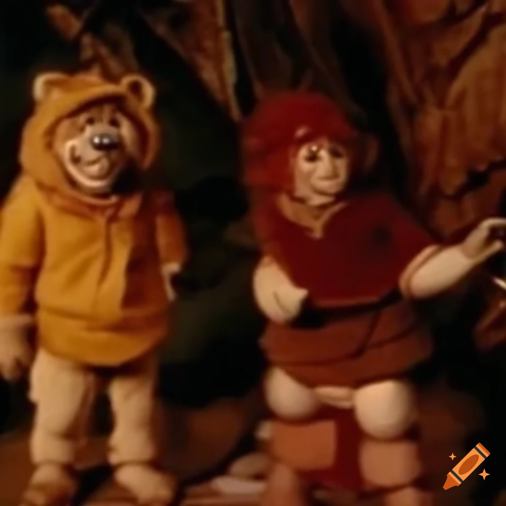 1980s Doctor Who scene with the Gummi Bears adventures