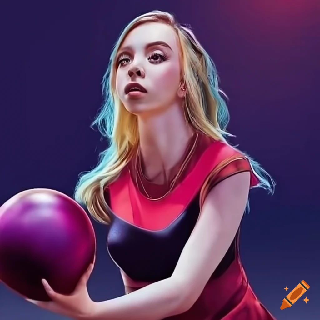 sydney-sweeney-bowling-on-craiyon