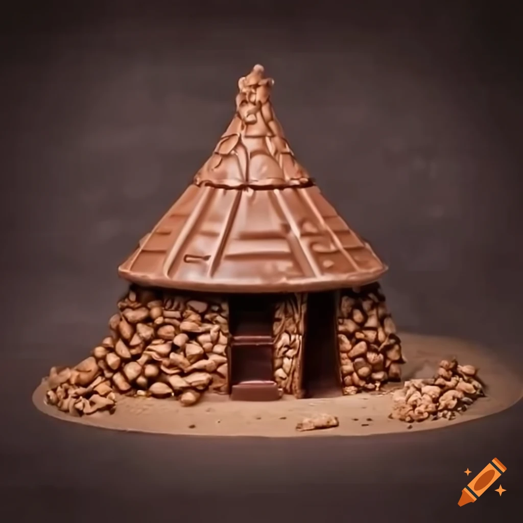 Chocolate hut on Craiyon