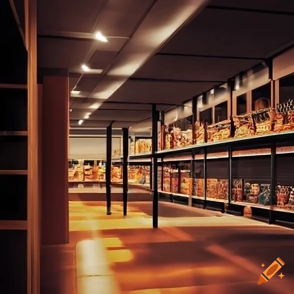 Supermarket storage room