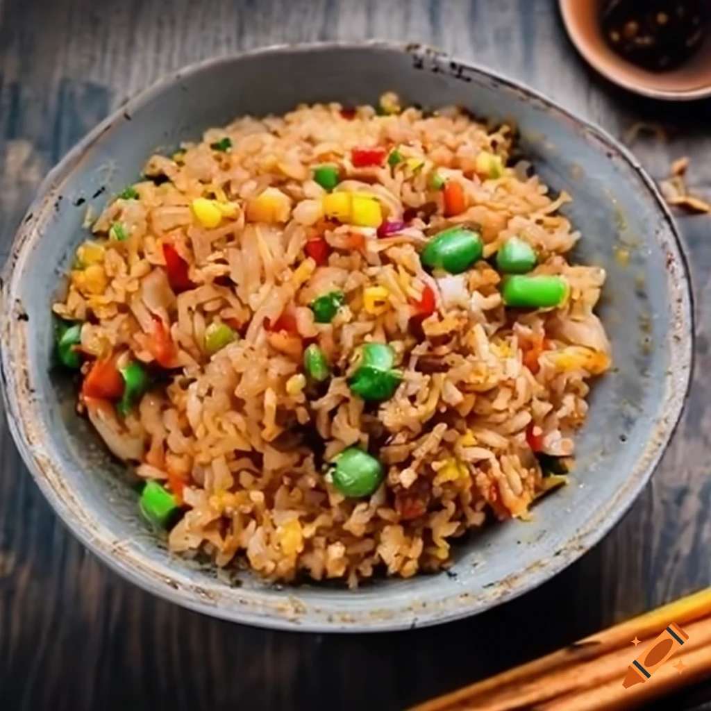Fried rice dish