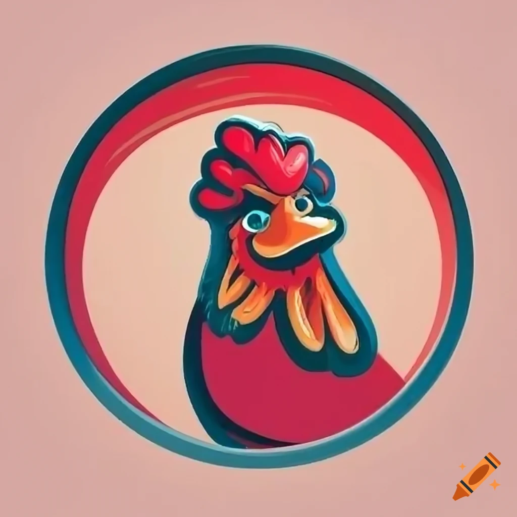 Chicken chili logo design