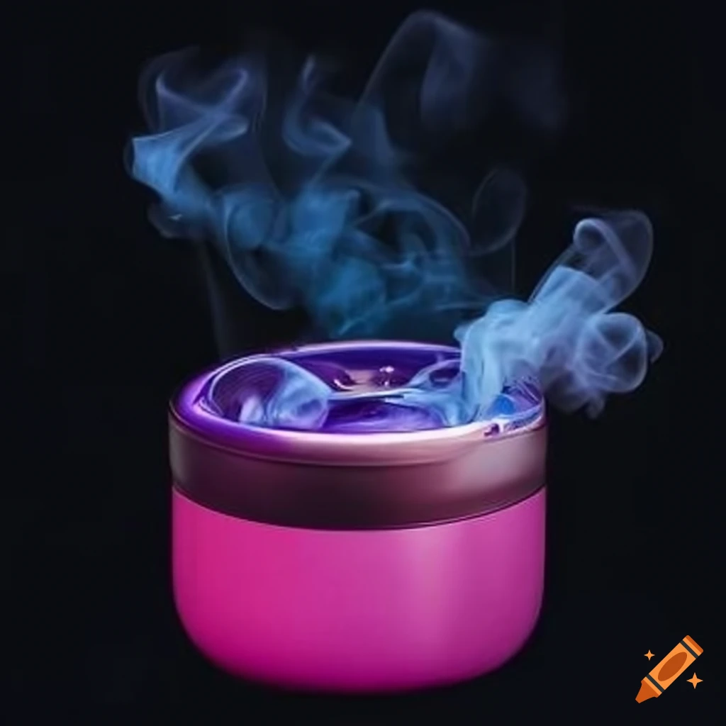Intelligent ashtray that absorbs smoke in color 726259 on Craiyon
