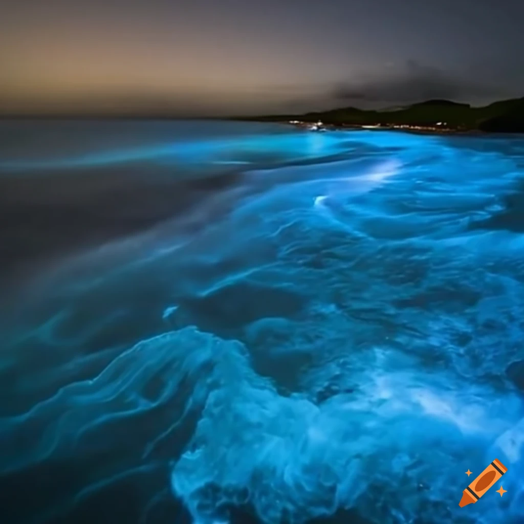 Bioluminescent oceans in Puerto Rico