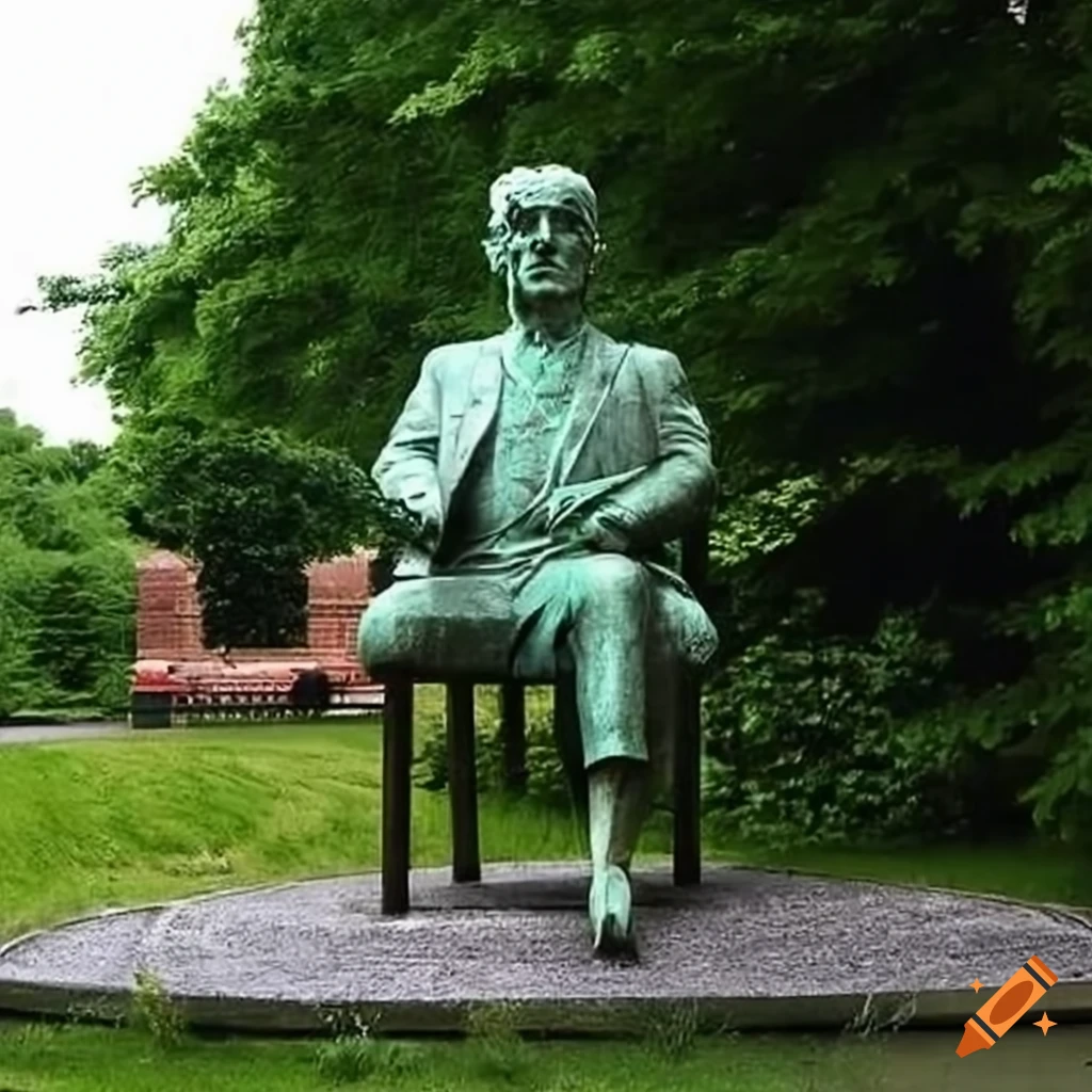 Louis-de-Funes monument by Florgelpiep