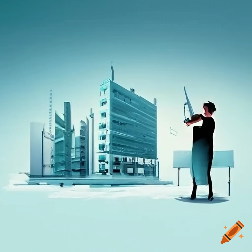 Engineering and architecture on Craiyon