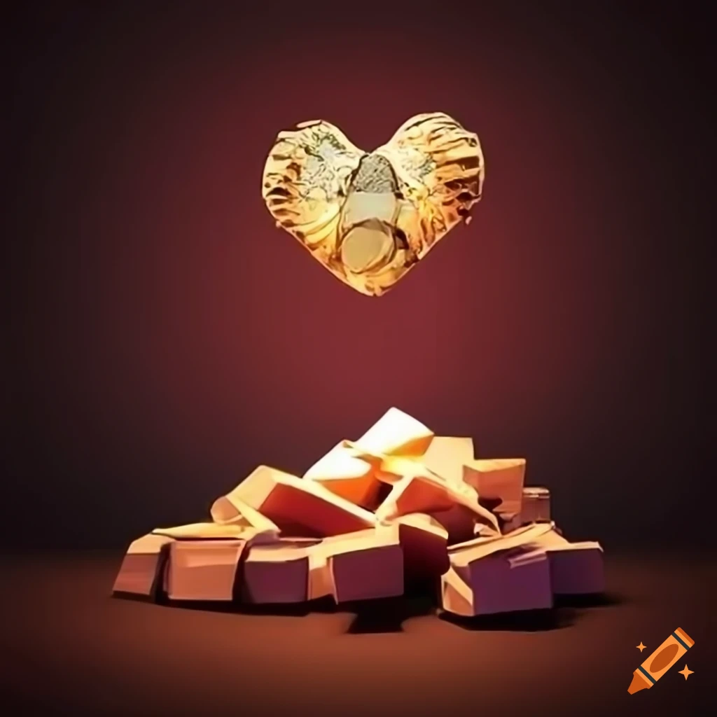 Concept of increased luck, riches, money, and love