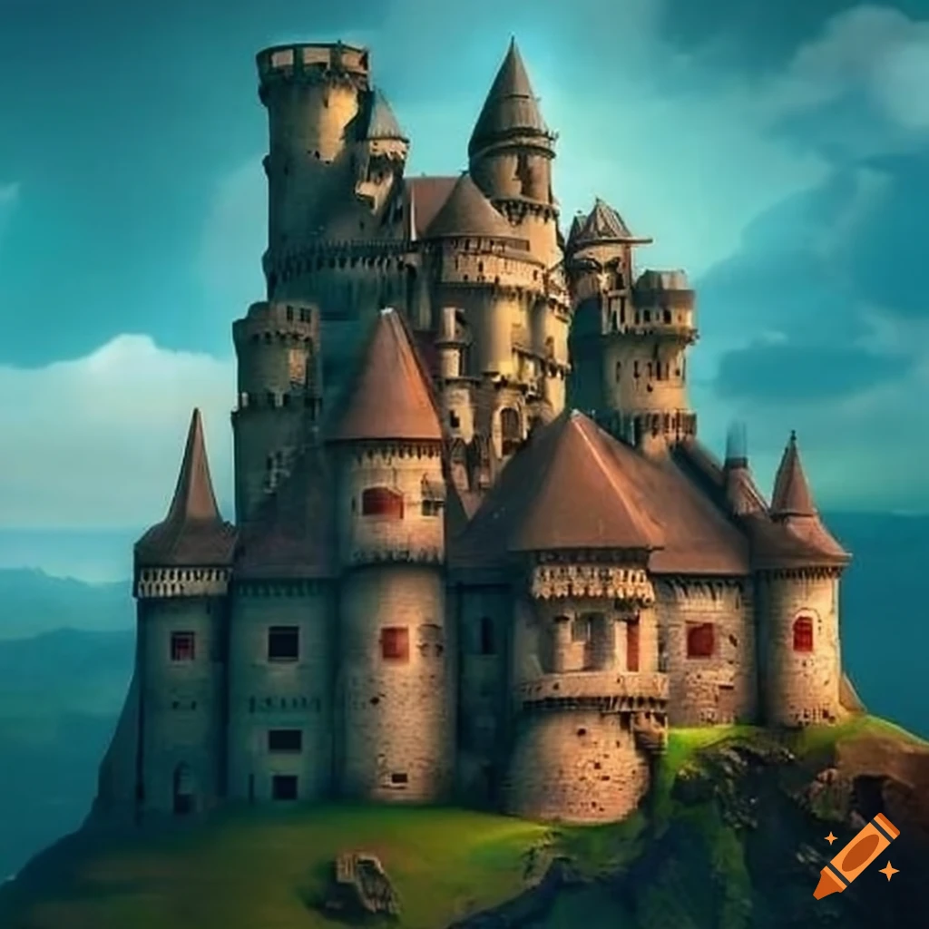 Castle under attack by giants