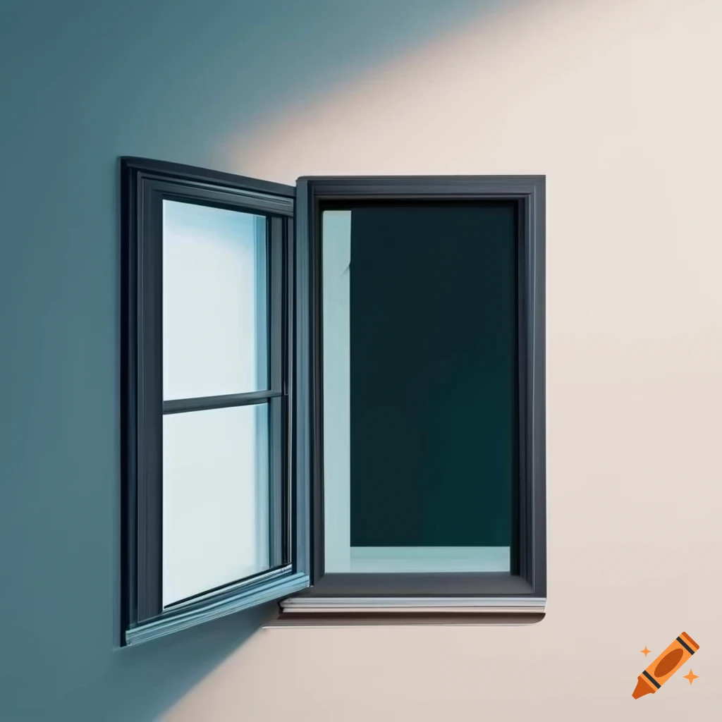 Sleek modern aluminum windows in anthracite color
