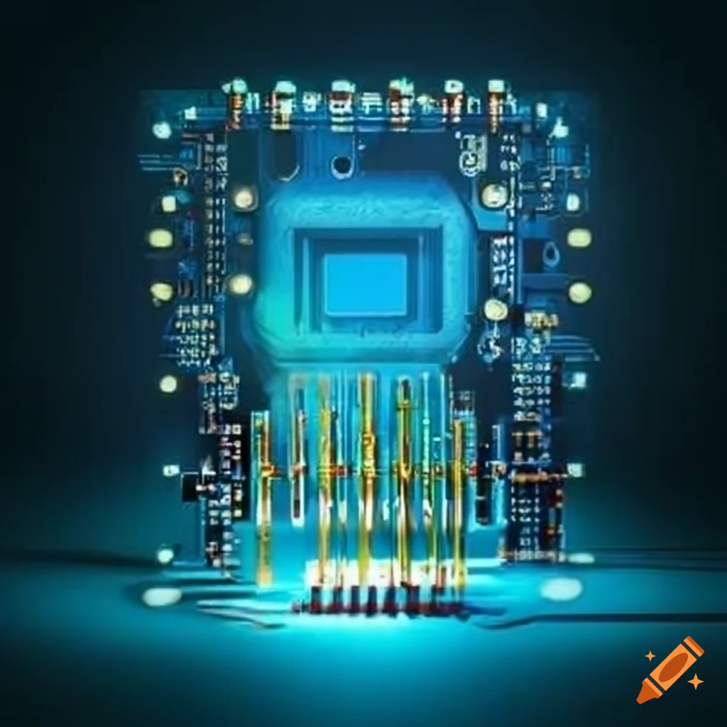 Electronics engineering concept on Craiyon