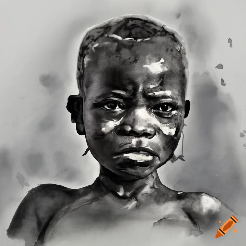 Impoverished area in Africa