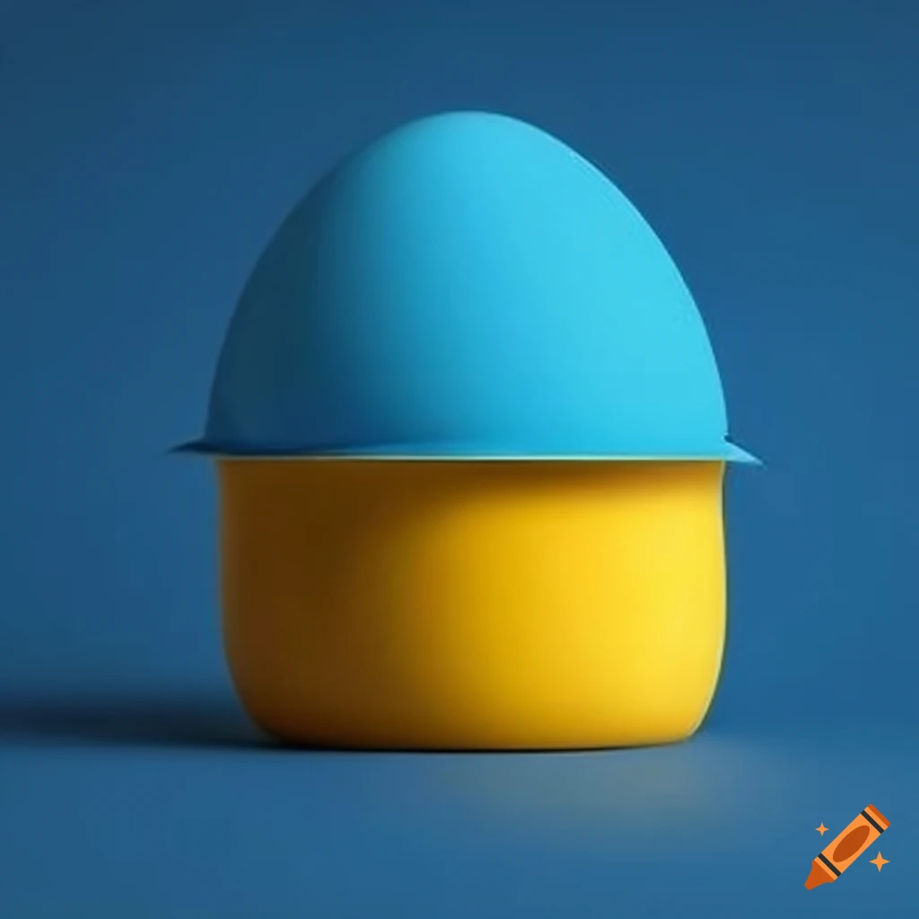 Frozen scrambled eggs 14-pack with yellow and blue packaging