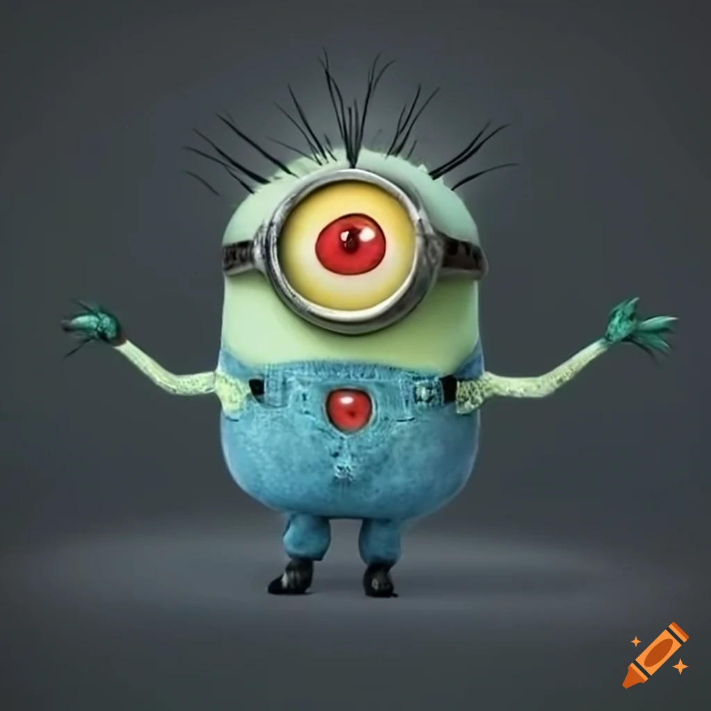 Minion and Plankton hybrid character