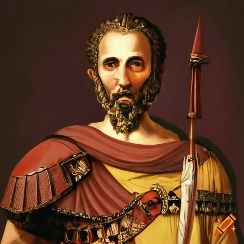 Poster depicting the fall of the Roman Empire