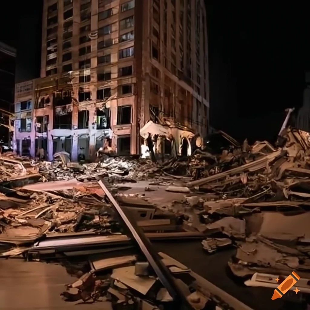 Massive Earthquake Destruction In Downtown Atlanta Georgia On Craiyon