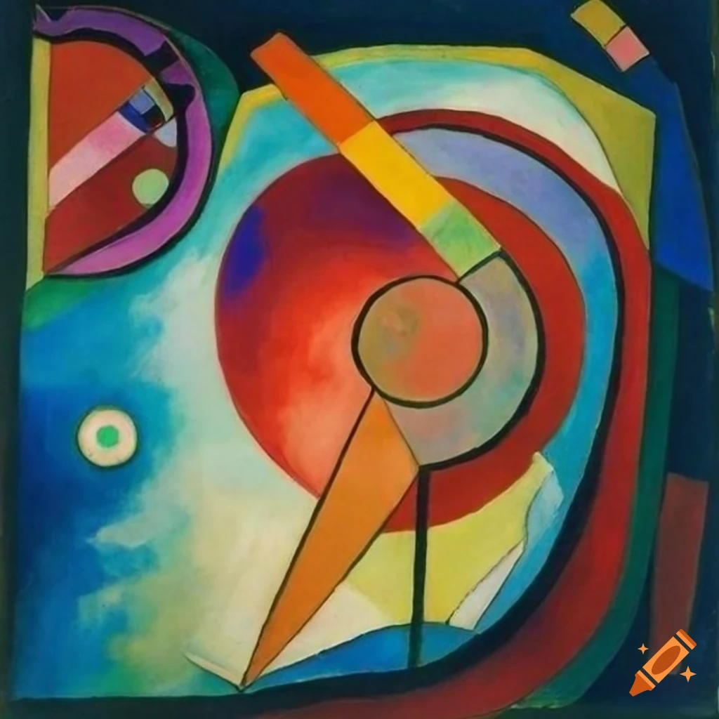 Ascending Kandinsky 1929 Russian avant-garde painting