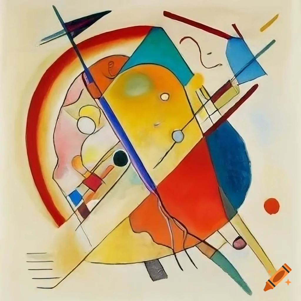 Ascending Kandinsky 1929 Russian avant-garde painting