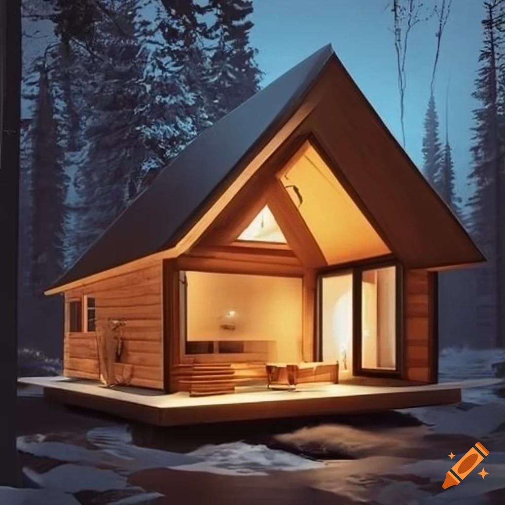 Well organized cabin architecture