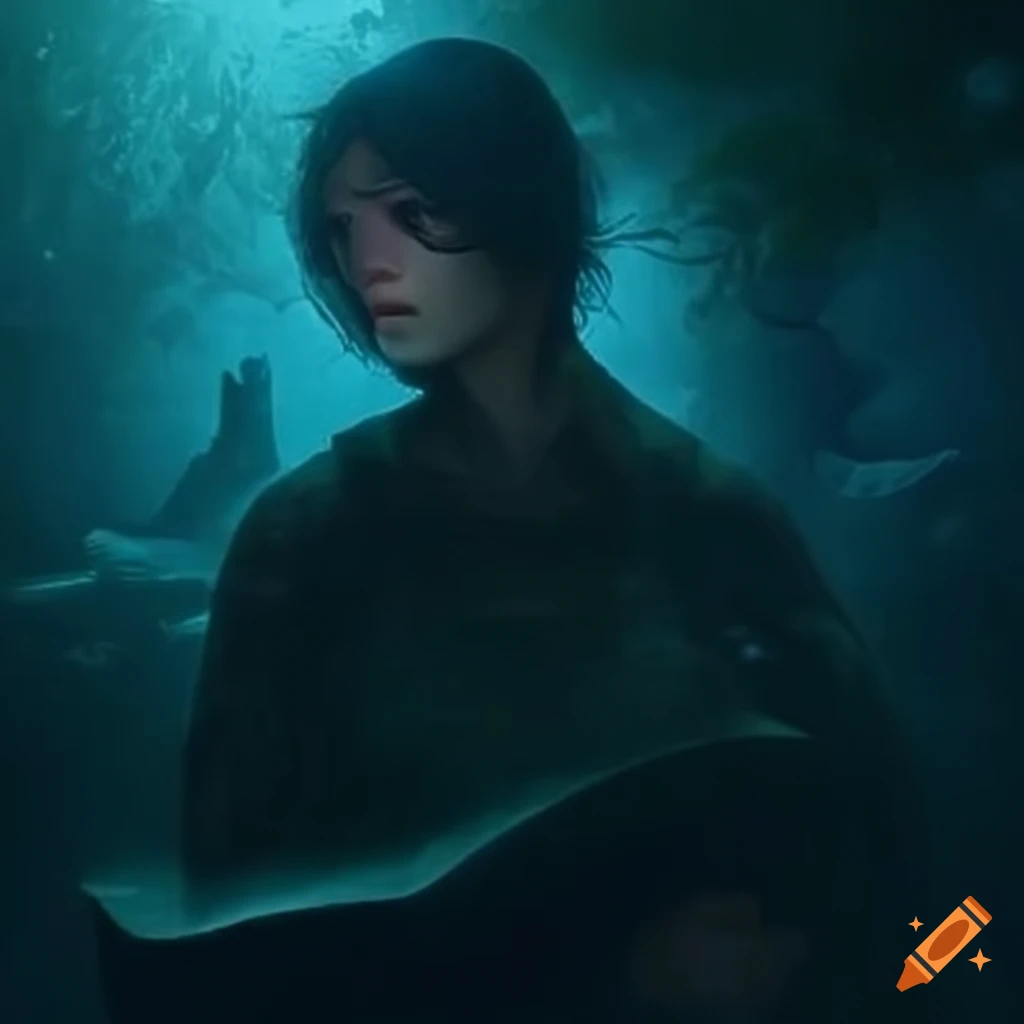 Person discovering a new world in a lucid dream