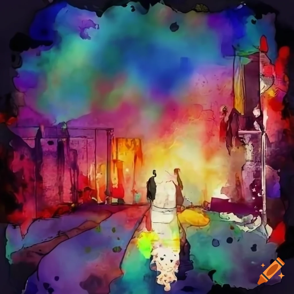 Grunge-style cover art for the song 'Rising from Rock Bottom'