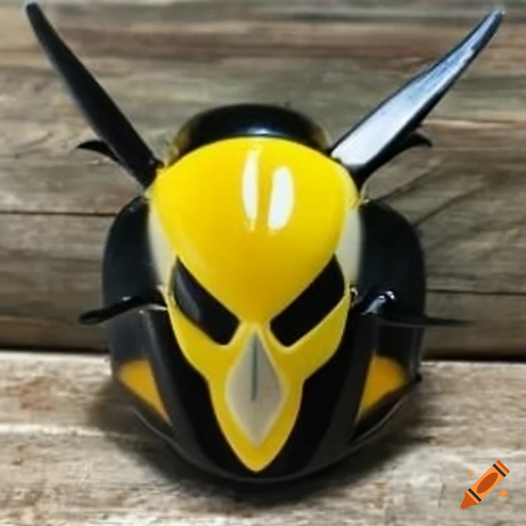 Half man half bumblebee hybrid creature
