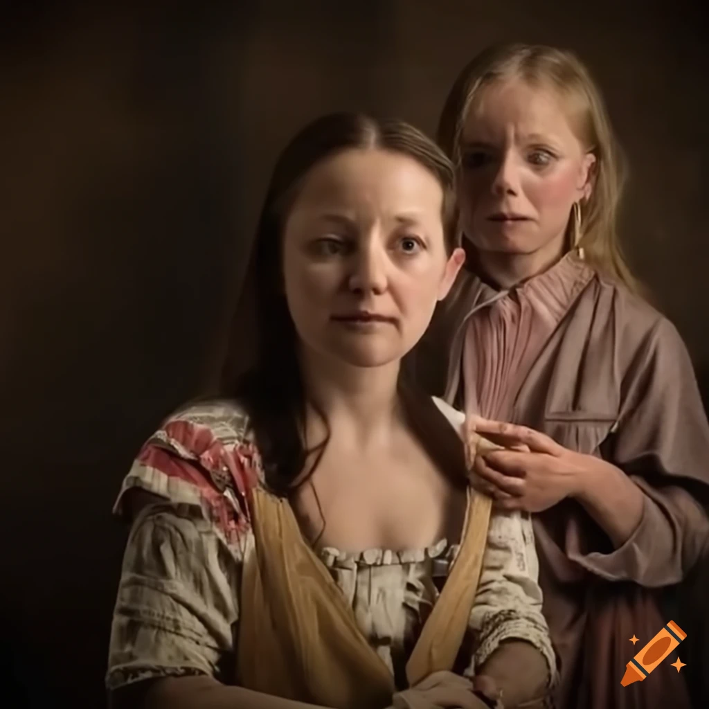 1600s era people having a conversation