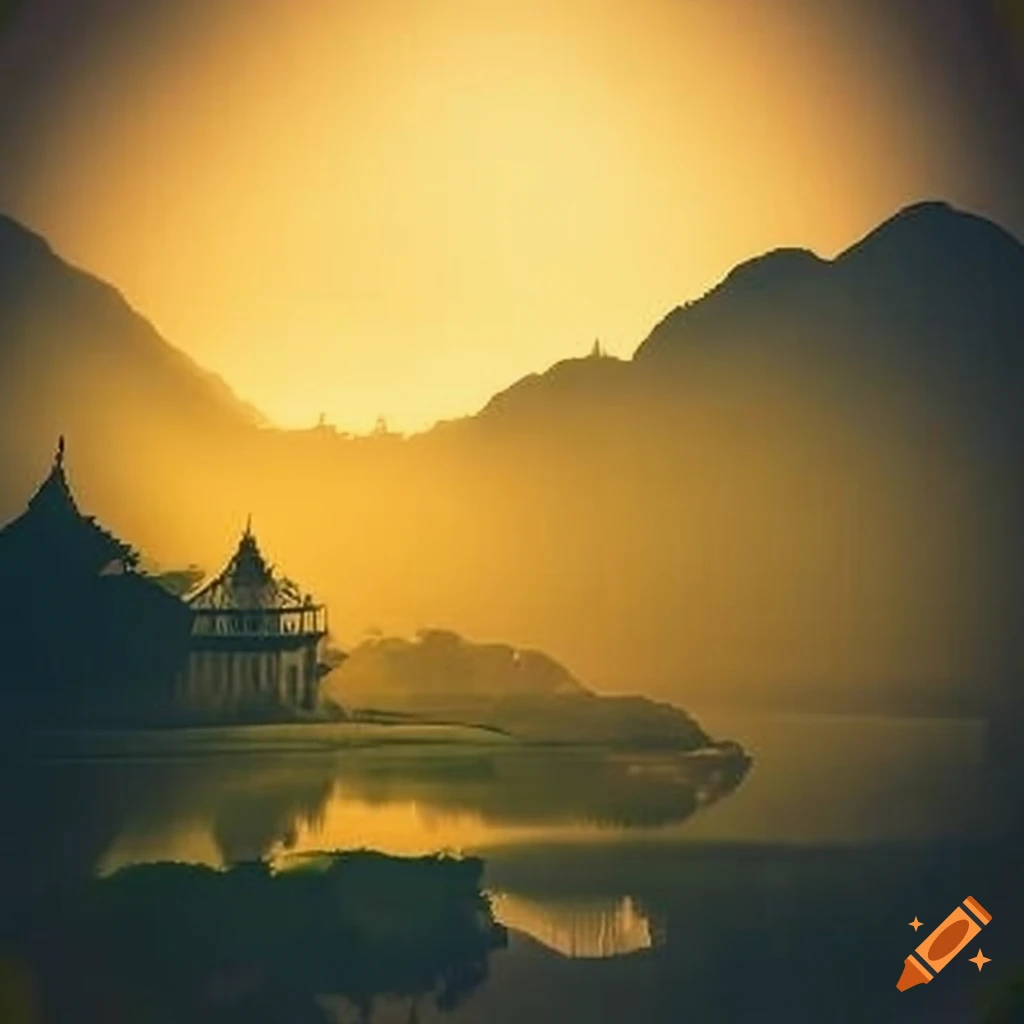 Asian landscape for contemplation
