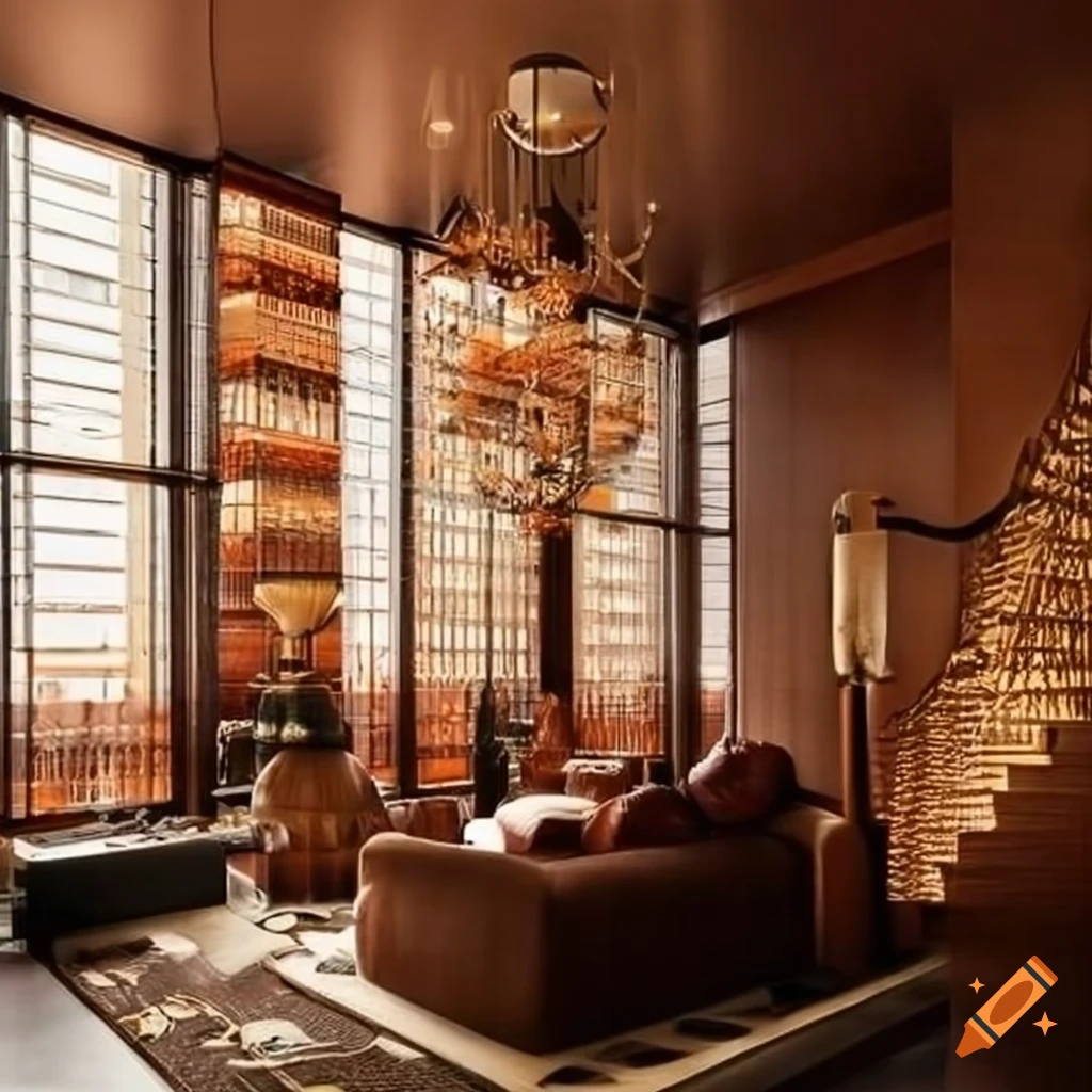 Curated visual reference: Visual Reference: New York City Penthouse With Japanese Decor And Multi Storey