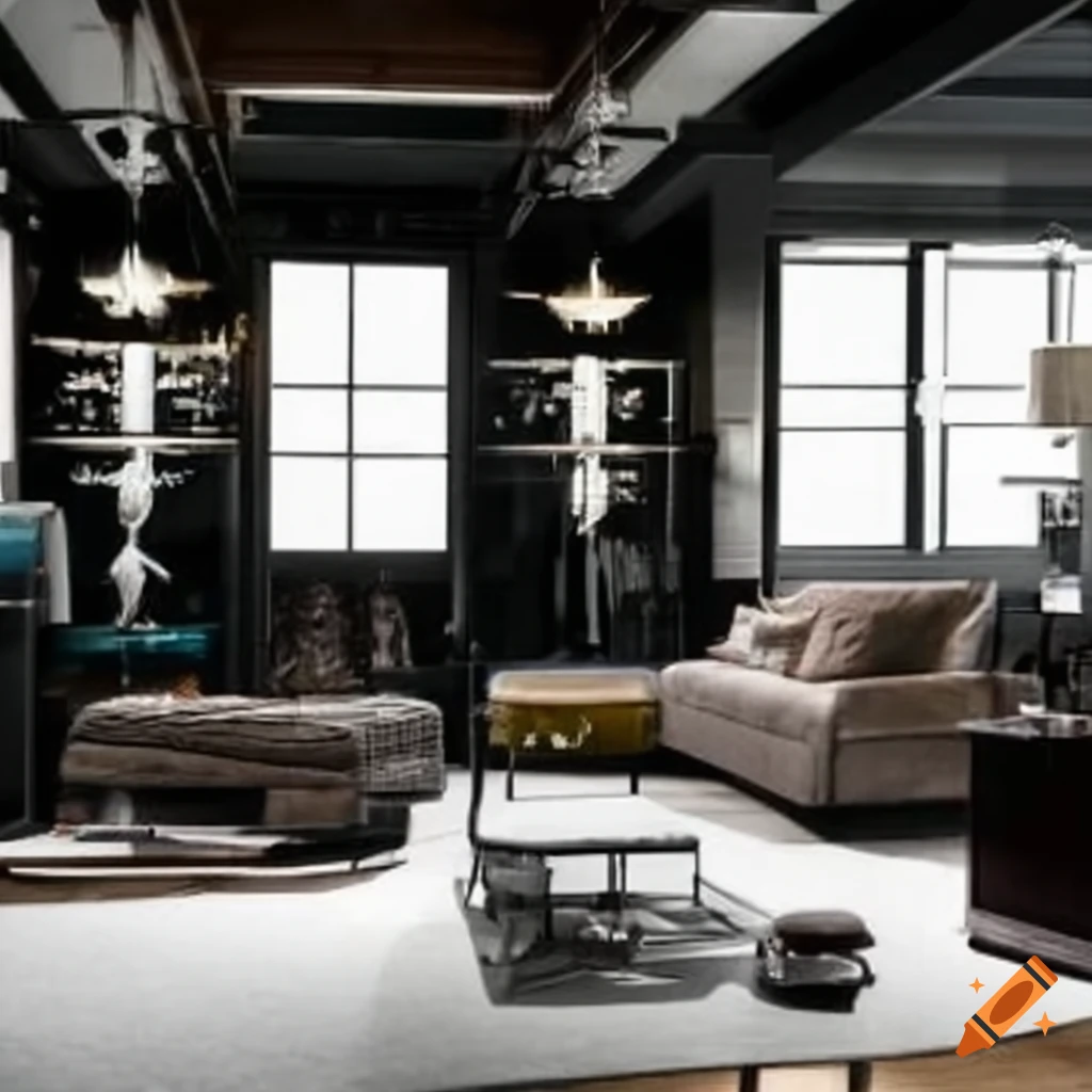 Furniture store interior