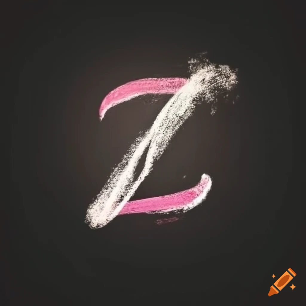 Chalk letter S logo design