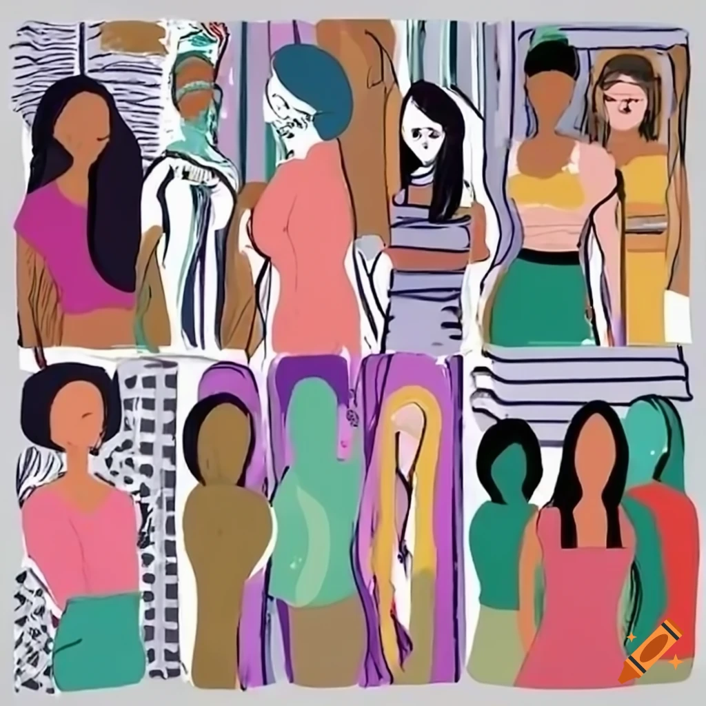 Diverse group of women symbolizing unity and strength