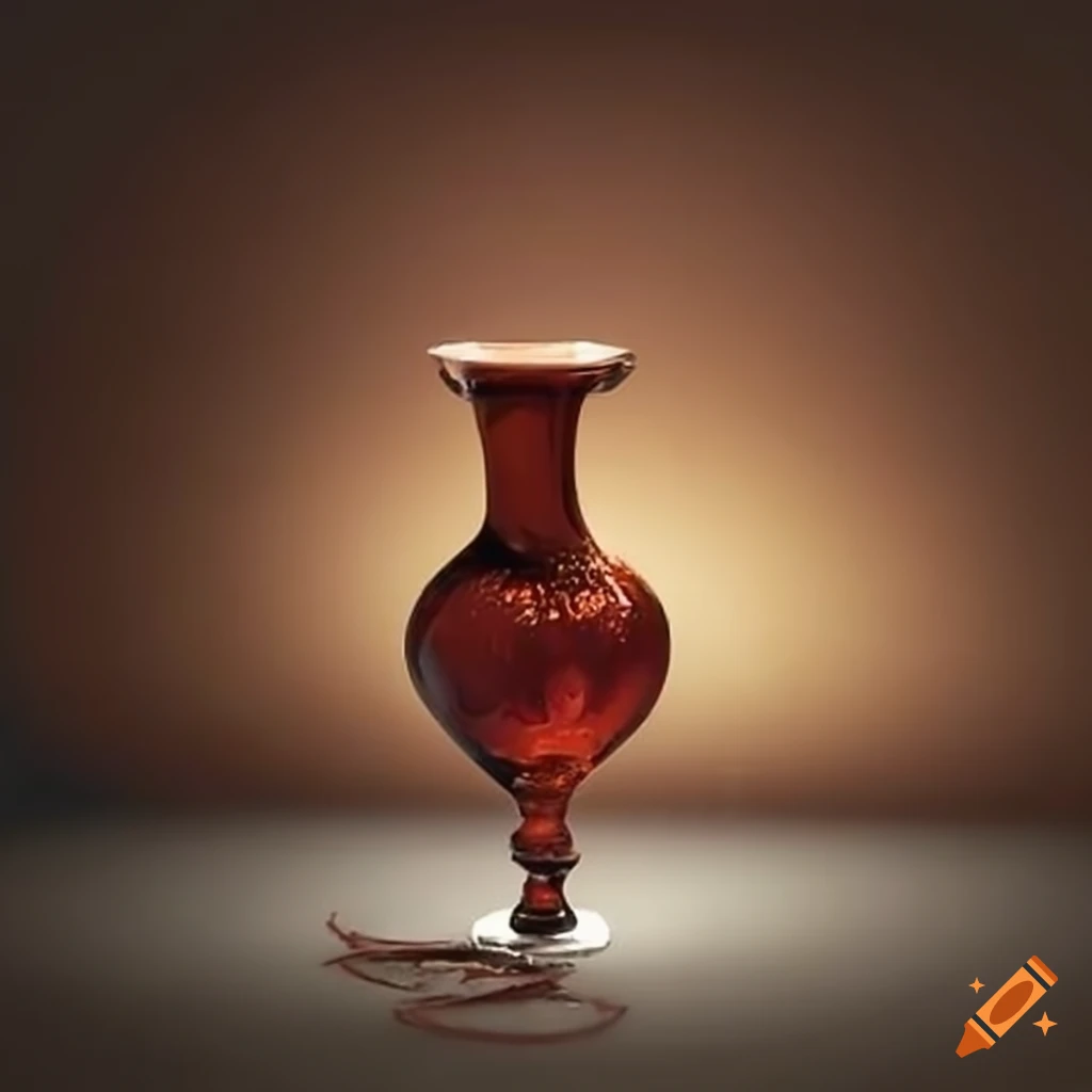 Roman-style glass of poison